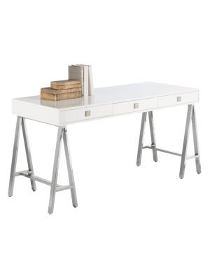 Embassy Desk, White