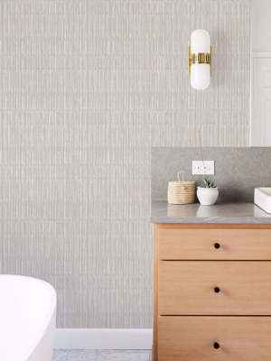 Brixton Texture Wallpaper In Light Grey From The Scott Living Collection By Brewster Home Fashions