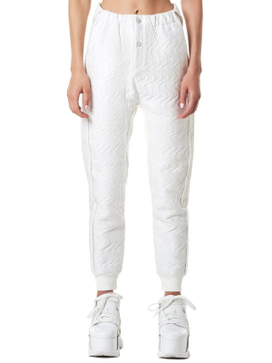 ‘bao’ Quilted Joggers (k061-white)