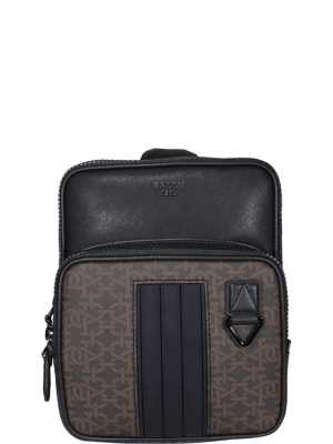 Bally Monogram Printed Messenger Bag