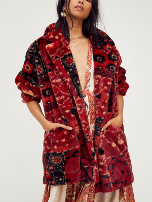 Patchwork Cocoon Coat