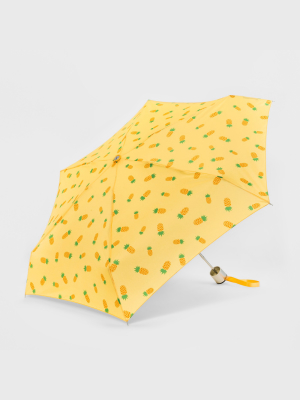 Cirra By Shedrain Women's Fruit Medium Compact Umbrella - Yellow