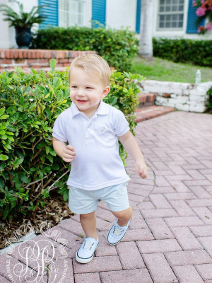 Sheffield Shorts - Buckhead Blue With Buckhead Blue Stork