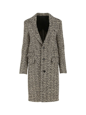 Bottega Veneta Single Breasted Buttoned Coat