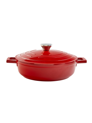 Imusa 4qt Red Cast Aluminum Arrocera With Lid