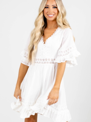 This Time Around Lace Detail Mini Dress