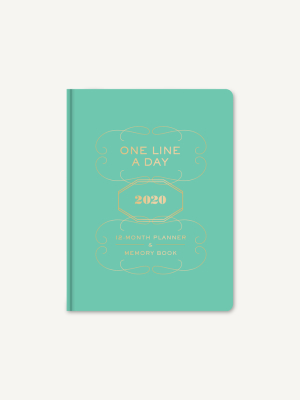 One Line A Day 2020 12-month Planner