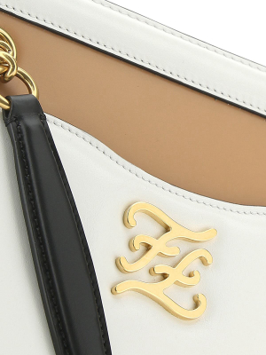 Fendi Ff Karligraphy Pocket Shoulder Bag