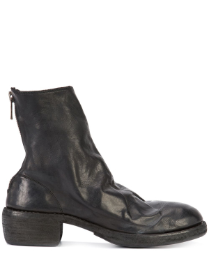 Guidi Zipped Ankle Boots