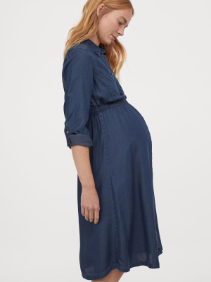 Mama Lyocell Shirt Dress