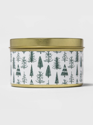 5oz Tin Jar Candle Holiday Balsam Candle - Threshold™