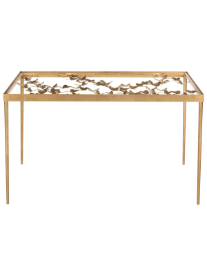 Rosalia Butterfly Desk Gold - Safavieh