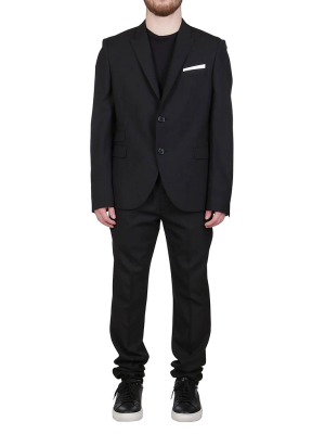 Neil Barrett Notched Collar Single-breasted Suit