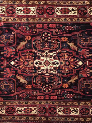 Vintage Persian Rug 5'1"x9'1"