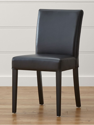 Lowe Onyx Leather Dining Chair