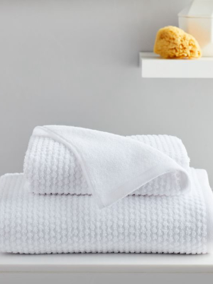 Organic Mini Dot Textured Towels