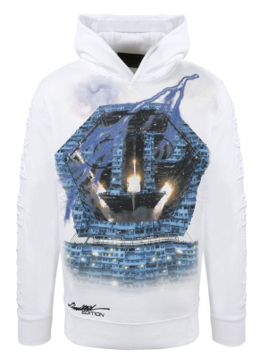 Philipp Plein Universe Print Hoodie