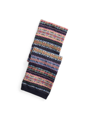 Fair Isle Wool-blend Scarf