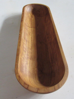 Edie Slim Teak Oval Tray