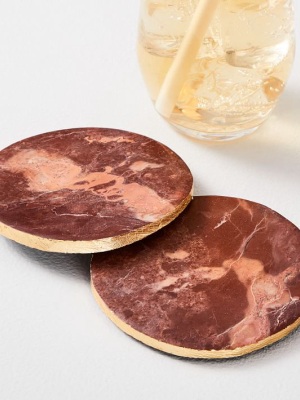 Brown Aventurine Coasters (set Of 4)