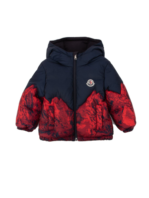 Moncler Enfant Mountain Printed Puffer Jacket