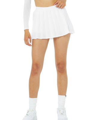 Varsity Tennis Skirt - White