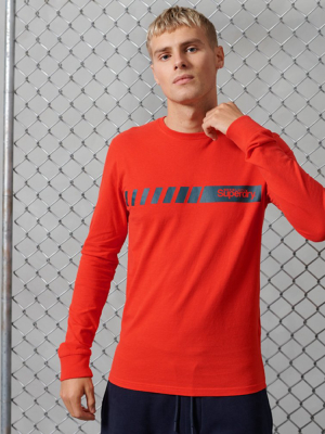 Core Logo Sport Stripe Top