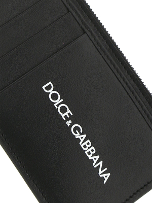 Dolce & Gabbana Logo Print Cardholder