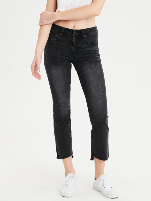 Ae High-waisted Crop Flare Jean