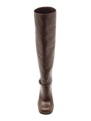 Leather Knee Boots