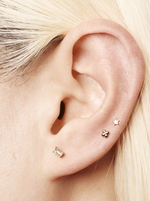 Second Hole Teeny Star Earring