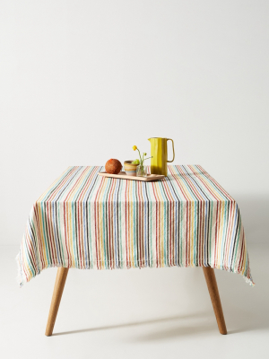 Ziggy Rainbow-striped Table Cloth