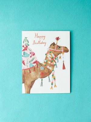 Camel Birthday Card