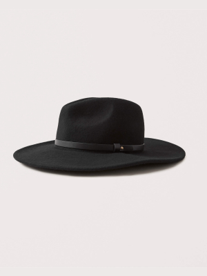 Wide Brim Wool Hat