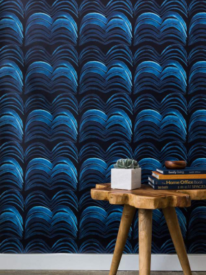 Wavelength Wallpaper In Sweet Dreams By Anna Redmond For Abnormals Anonymous