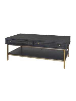 Sophia Coffee Table Antique Black - Hopper Studio