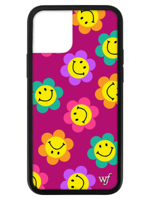 Smiley Flowers Iphone 12/12 Pro Case
