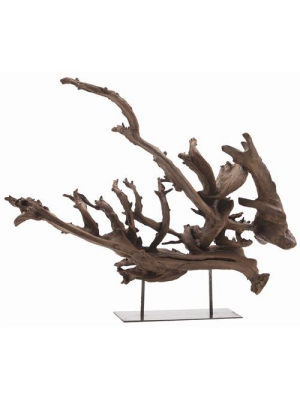 Arteriors Kazu Small Dragon Tree Root Iron Sculpture