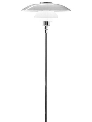 Ph 4½-3½ Glass Floor Lamp