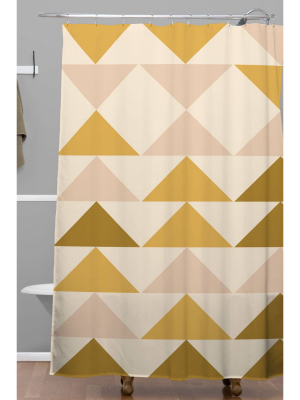 Urban Wild Studio Festival New Shower Curtain Yellow - Deny Designs