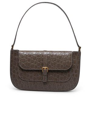 By Far Miranda Embossed Shoulder Bag