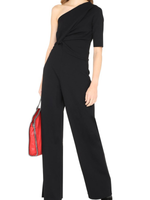 Stella Mccartney One-shoulder Gathered Jumpsuit