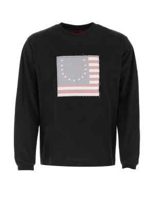 424 Smiley Flag Long-sleeve T-shirt