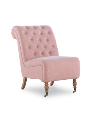 Cora Tufted Slipper Chair - Linon