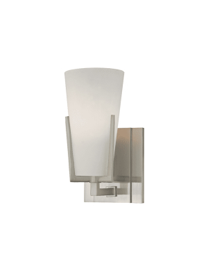 Upton 1 Light Bath Bracket Satin Nickel