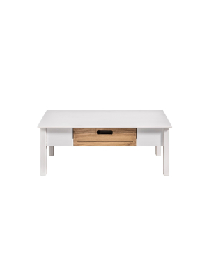 Irving Coffee Table White - Manhattan Comfort