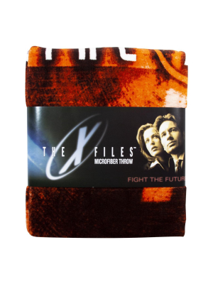 Se7en20 X-files Logo 50" X 60" Lightweight Fleece Blanket