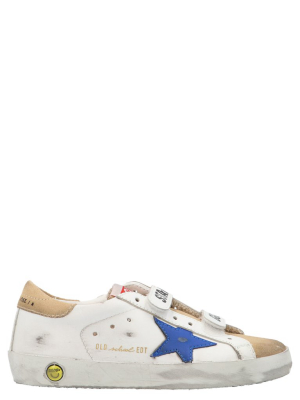 Golden Goose Kids Old School Velcro Strap Sneakers