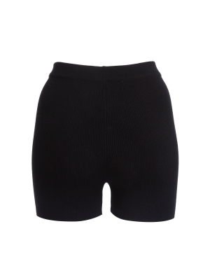 Arancia Ribbed-knit Shorts