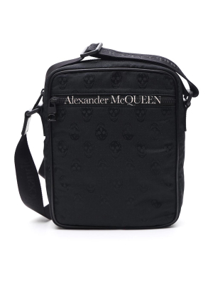 Alexander Mcqueen Logo Printed Messenger Bag